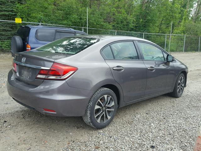 19XFB2F96DE079578 - 2013 HONDA CIVIC EXL GRAY photo 4