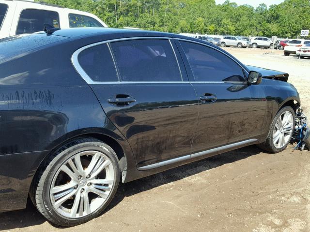 JTHBC96S675008144 - 2007 LEXUS GS 450H BLACK photo 9