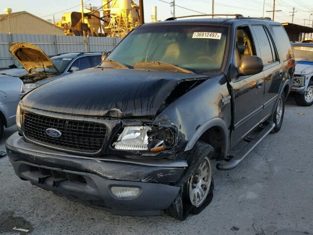 1FMRU15W61LB65786 - 2001 FORD EXPEDITION BLACK photo 2