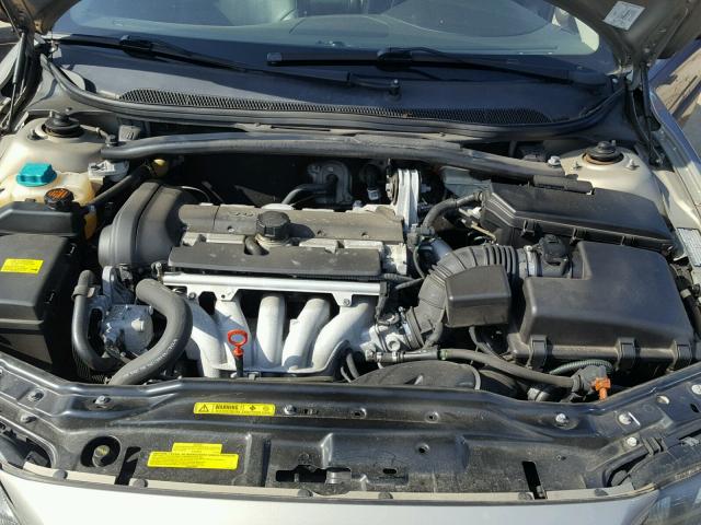 YV1RS61T642381631 - 2004 VOLVO S60 SILVER photo 7