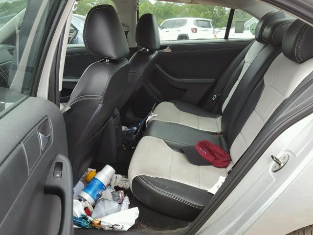 3VW2K7AJ1CM352084 - 2012 VOLKSWAGEN JETTA BASE 银色 照片 6