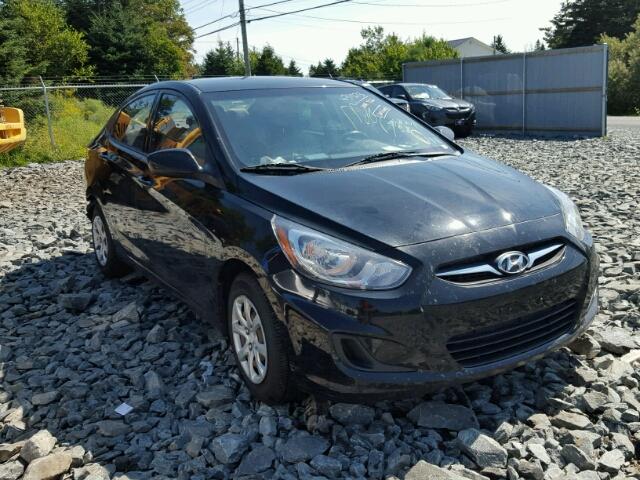 KMHCT4AE7CU137063 - 2012 HYUNDAI ACCENT GLS BLACK photo 1