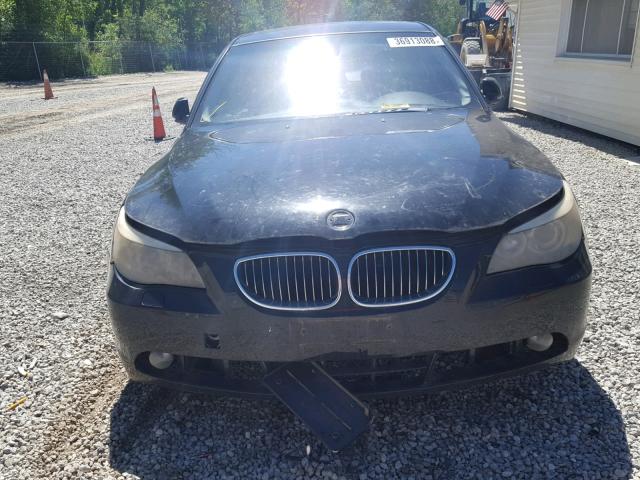 WBANB33594B112733 - 2004 BMW 545 I BLACK photo 9