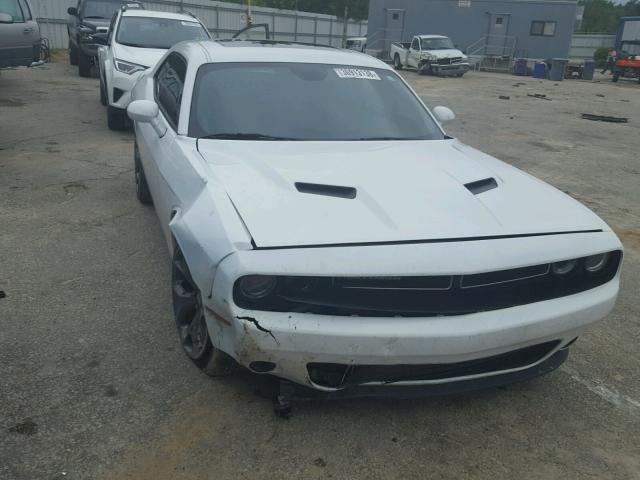 2C3CDZAGXFH887679 - 2015 DODGE CHALLENGER WHITE photo 1