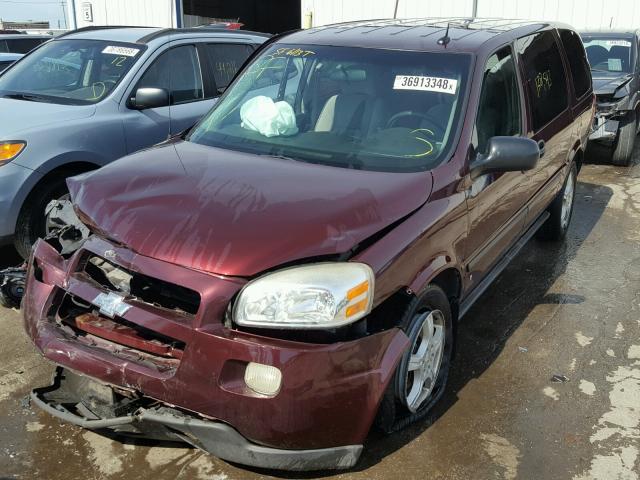 1GNDV23107D139641 - 2007 CHEVROLET UPLANDER L მუქწითელი ფოტო 2