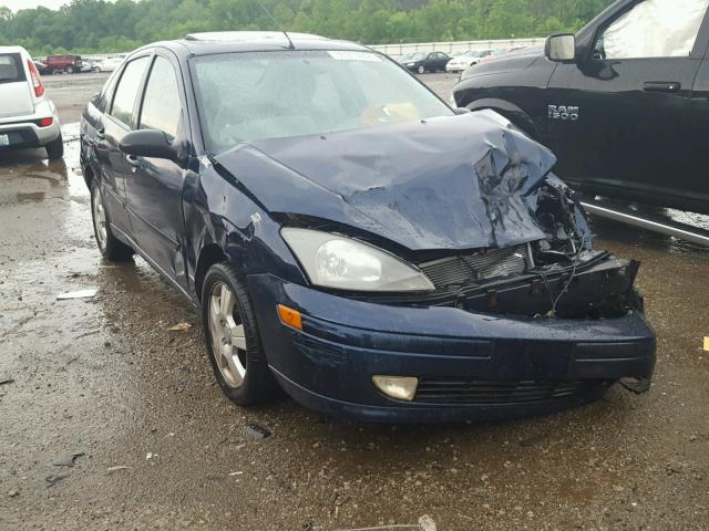 1FAFP38ZX4W176721 - 2004 FORD FOCUS ZTS BLUE photo 1