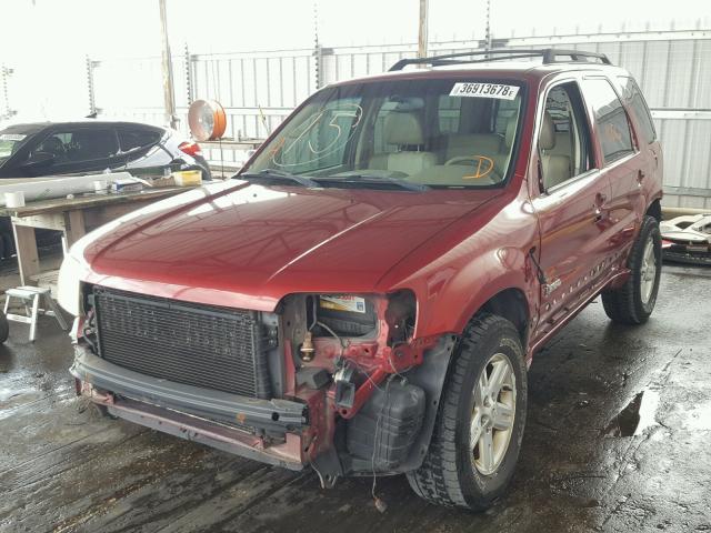 4M2CU98H46KJ13862 - 2006 MERCURY MARINER HE RED photo 2