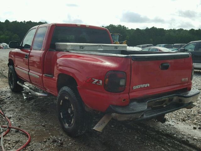 1GTEK19B25Z327898 - 2005 GMC NEW SIERRA RED photo 3