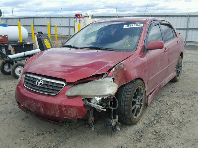 2T1BY32E26C551637 - 2006 TOYOTA COROLLA XR 红色 照片 2