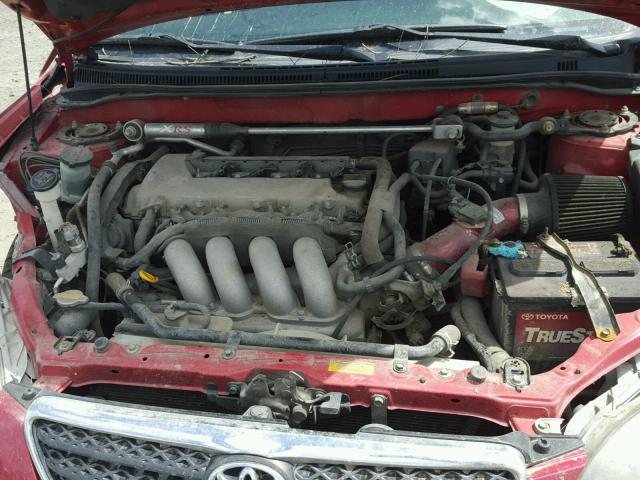 2T1BY32E26C551637 - 2006 TOYOTA COROLLA XR 红色 照片 7