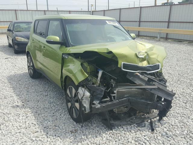 KNDJX3A51E7711040 - 2014 KIA SOUL ! GREEN photo 1