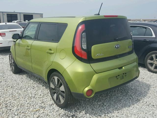 KNDJX3A51E7711040 - 2014 KIA SOUL ! GREEN photo 3