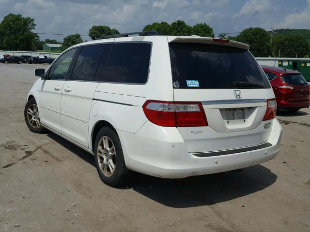 5FNRL38835B129207 - 2005 HONDA ODYSSEY TO WHITE photo 3