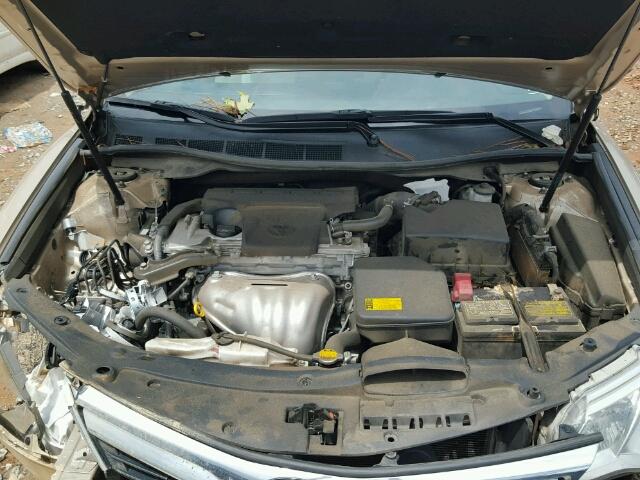 4T1BF1FK5CU120259 - 2012 TOYOTA CAMRY BASE GOLD photo 7