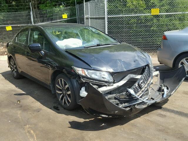 2HGFB2F95EH515599 - 2014 HONDA CIVIC EXL 黑色 照片 1