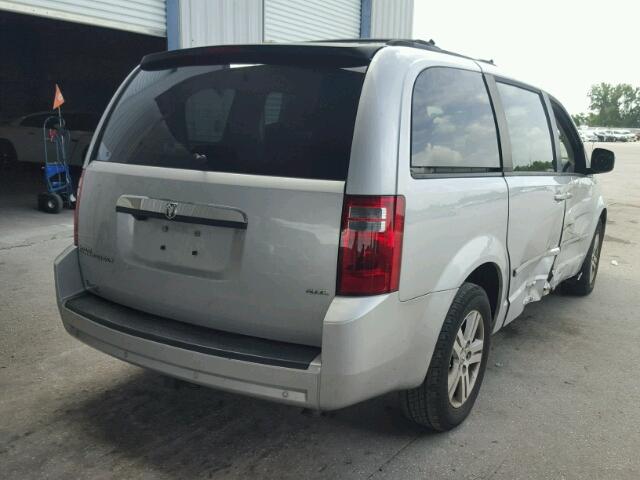 2D8HN54X98R124599 - 2008 DODGE GRAND CARA SILVER photo 4