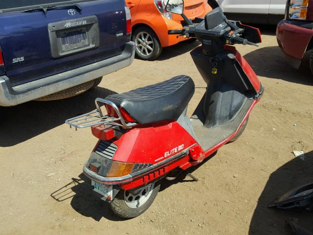 JH2HF0302FS004777 - 1985 HONDA CH80 RED photo 4