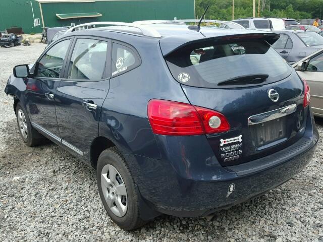 JN8AS5MV9FW766627 - 2015 NISSAN ROGUE SELE BLUE photo 3