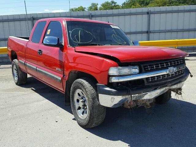 1GCEK19T51E269702 - 2001 CHEVROLET SILVERADO RED photo 1