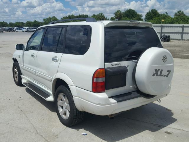 JS3TX92V224117419 - 2002 SUZUKI XL7 WHITE photo 3