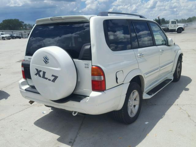 JS3TX92V224117419 - 2002 SUZUKI XL7 WHITE photo 4