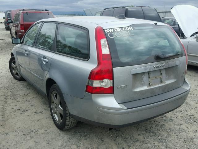 YV1MJ682362169041 - 2006 VOLVO V50 T5 SILVER photo 3