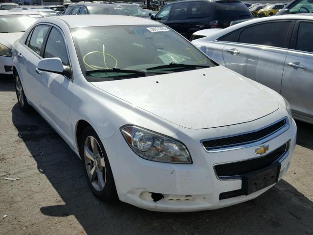 1G1ZC5E01CF129122 - 2012 CHEVROLET MALIBU 1LT WHITE photo 1