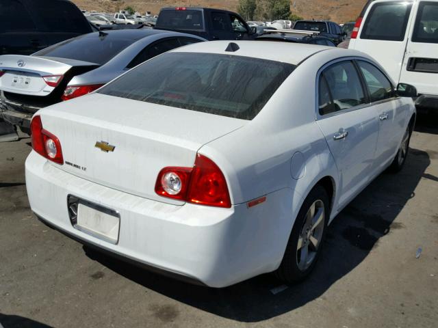 1G1ZC5E01CF129122 - 2012 CHEVROLET MALIBU 1LT WHITE photo 4