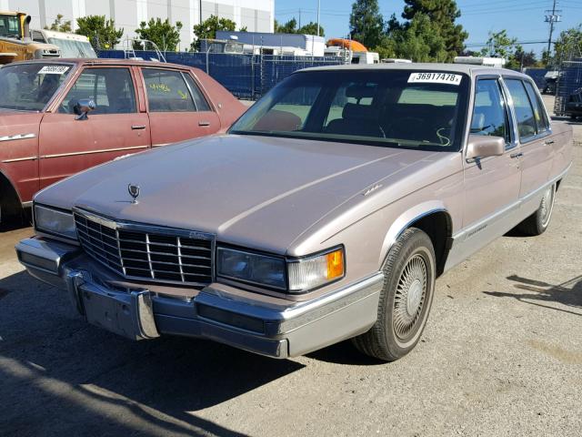 1G6CB53B3M4254238 - 1991 CADILLAC FLEETWOOD GOLD photo 2