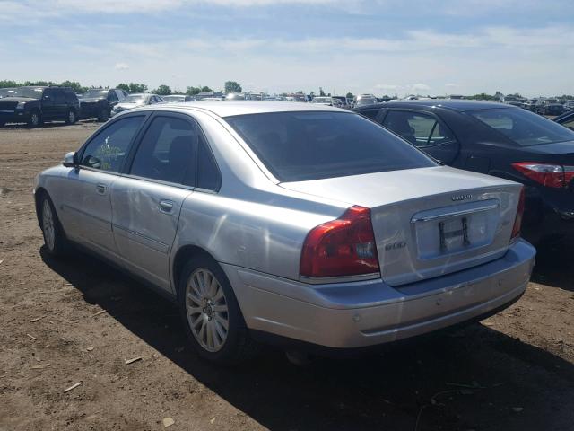 YV1TH592761428331 - 2006 VOLVO S80 2.5T SILVER photo 3