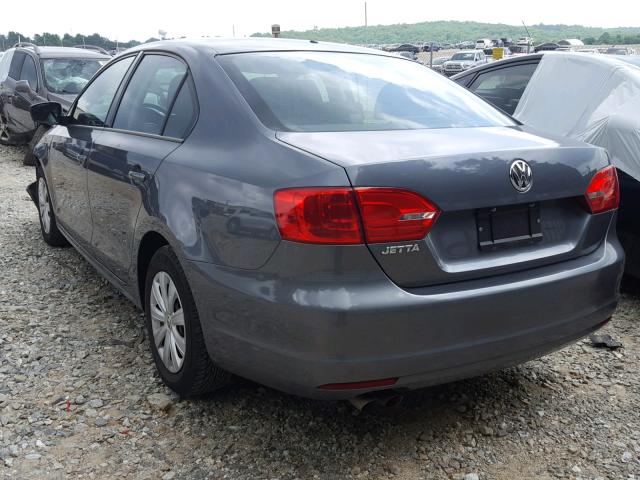 3VW2K7AJ3EM243077 - 2014 VOLKSWAGEN JETTA BASE 银色 照片 3