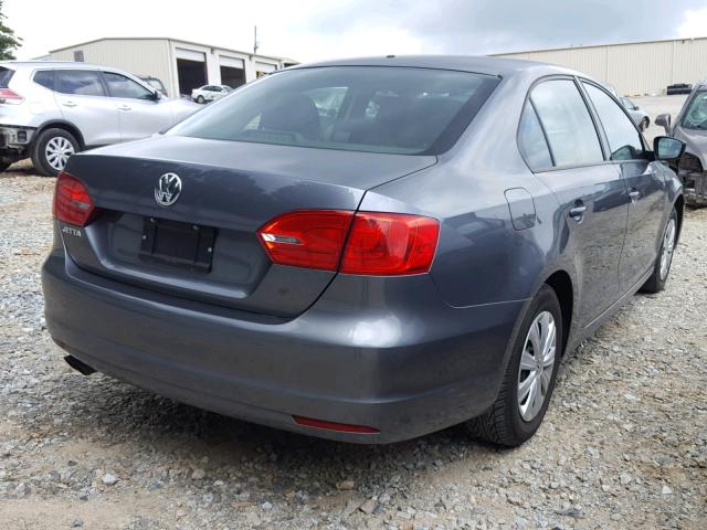 3VW2K7AJ3EM243077 - 2014 VOLKSWAGEN JETTA BASE 银色 照片 4