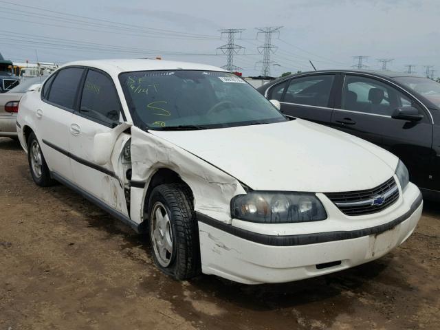 2G1WF52E349180982 - 2004 CHEVROLET IMPALA WHITE photo 1