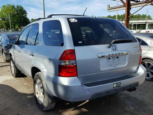 2HNYD18653H509968 - 2003 ACURA MDX TOURIN SILVER photo 3