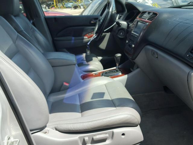 2HNYD18653H509968 - 2003 ACURA MDX TOURIN SILVER photo 5