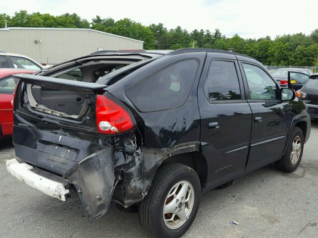 3G7DA03E73S587721 - 2003 PONTIAC AZTEK BLACK photo 4