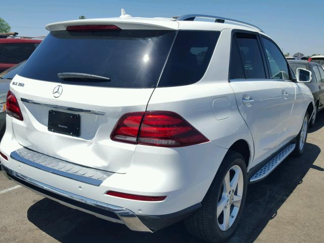 4JGDA5JB6HA948433 - 2017 MERCEDES-BENZ GLE 350 WHITE photo 4