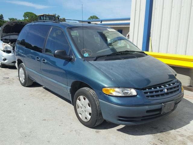 2C4GJ45R6YR860710 - 2000 CHRYSLER VOYAGER SE GREEN photo 1