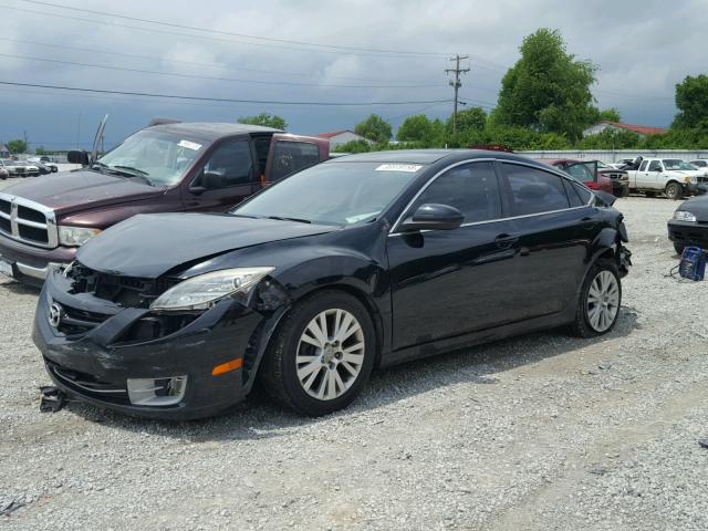 1YVHZ8CH6A5M19736 - 2010 MAZDA 6 I BLACK photo 2