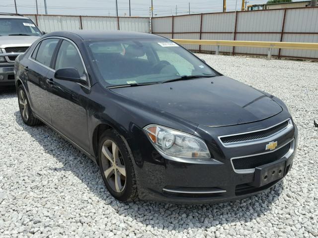 1G1ZC5E10BF218736 - 2011 CHEVROLET MALIBU 1LT BLACK photo 1