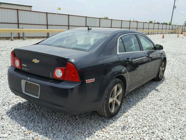 1G1ZC5E10BF218736 - 2011 CHEVROLET MALIBU 1LT BLACK photo 4