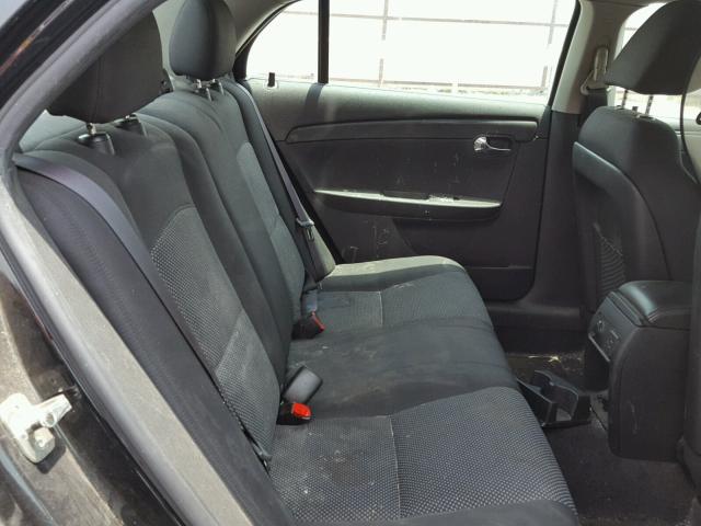 1G1ZC5E10BF218736 - 2011 CHEVROLET MALIBU 1LT BLACK photo 6