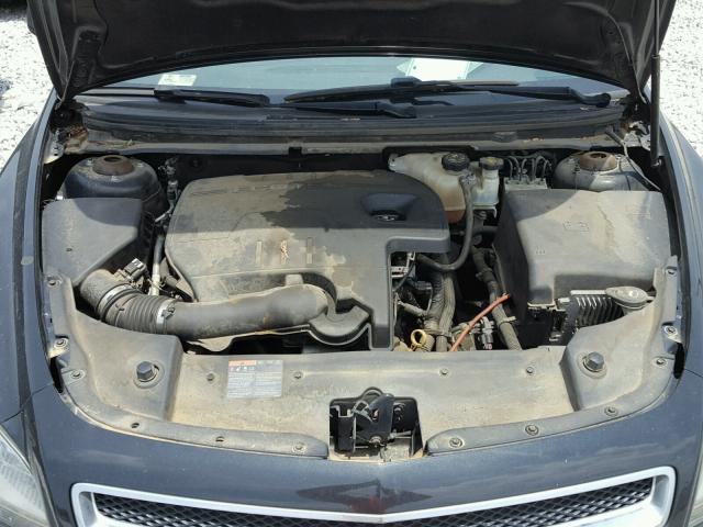 1G1ZC5E10BF218736 - 2011 CHEVROLET MALIBU 1LT BLACK photo 7