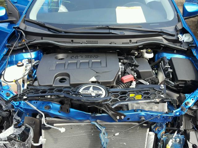 JTNKARJEXGJ512028 - 2016 TOYOTA SCION IM BLUE photo 7