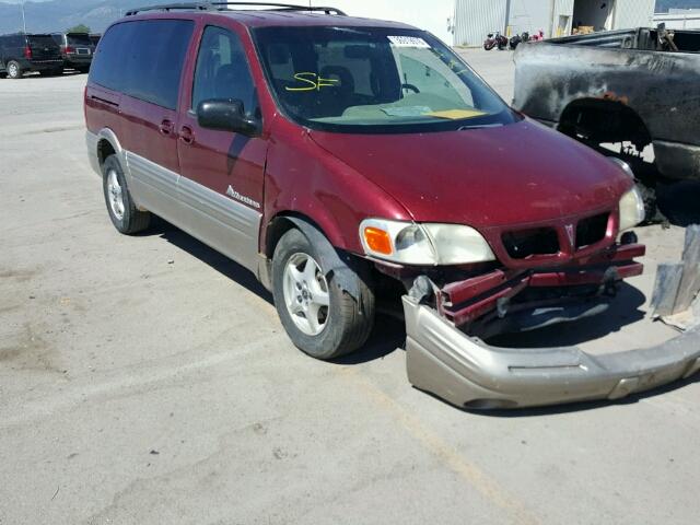 1GMDX03E6YD180024 - 2000 PONTIAC MONTANA BURGUNDY photo 1