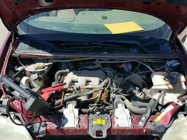 1GMDX03E6YD180024 - 2000 PONTIAC MONTANA BURGUNDY photo 7