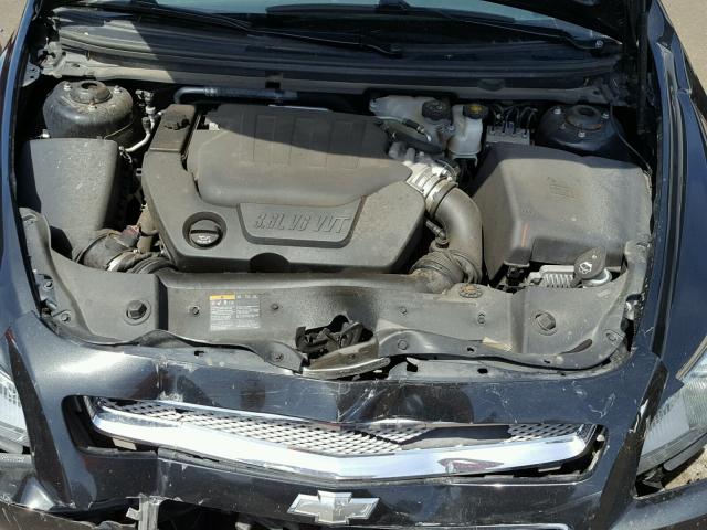 1G1ZE5E79BF271496 - 2011 CHEVROLET MALIBU LTZ შავი ფოტო 7