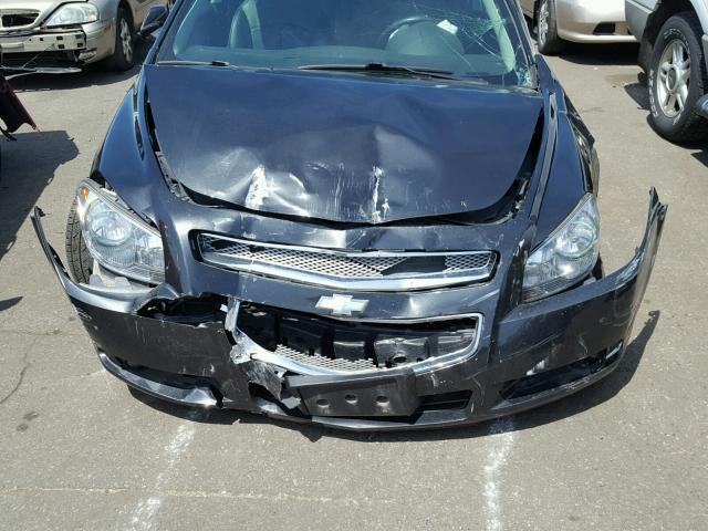 1G1ZE5E79BF271496 - 2011 CHEVROLET MALIBU LTZ შავი ფოტო 9