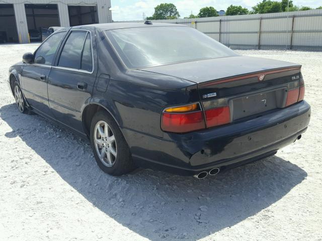 1G6KS54Y24U147700 - 2004 CADILLAC SEVILLE SL BLACK photo 3