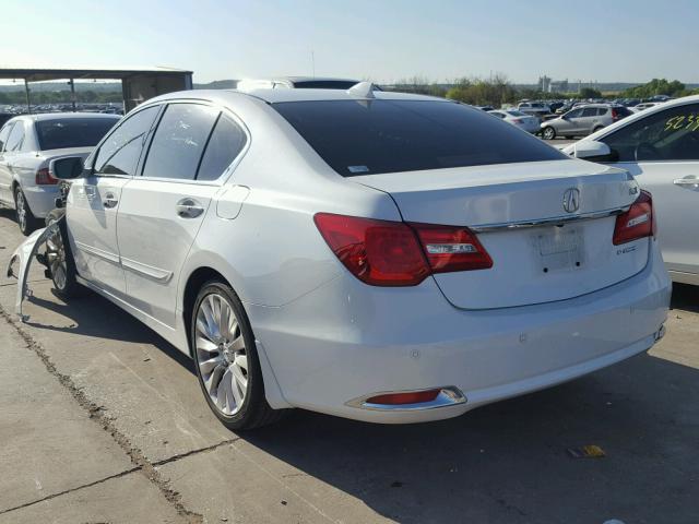 JH4KC1F93EC007010 - 2014 ACURA RLX ADVANC WHITE photo 3